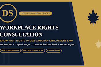 provide  canadian employment law consultation workplace issue