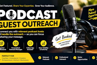 book podcast guest opportunities with targeted host outreach
