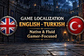 translate and localize your game english to turkish