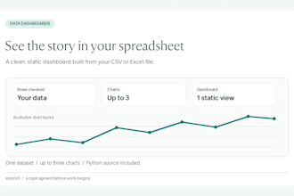 build a dashboard from your spreadsheets with python