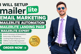 setup mailerlite email marketing mailerlite automation mailerlite landing page