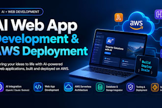 build and deploy your ai web app on AWS