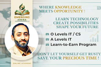 teach o and a levels IT cs and computer skills online