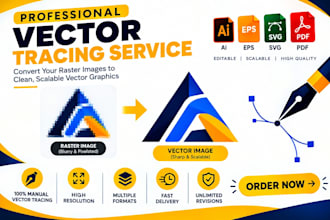 vector tracing and vectorize your image