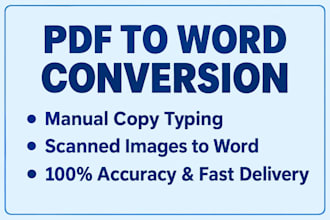 do PDF to word typing