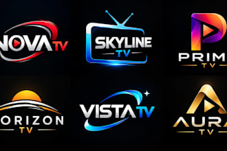 design a professional television, media, broadcasting, or entertainment TV logo