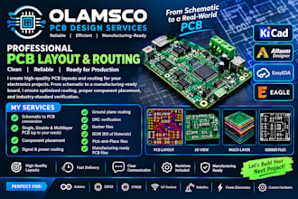 design a professional pcb routing for your electronics project