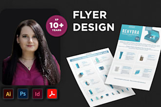 design a professionally polished flyer or poster