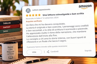 acquisto e recensione libro ebook su amazon italia in italiano o inglese