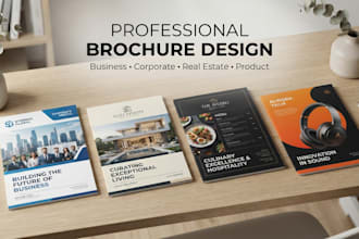 design a premium brochure, company profile and catalog