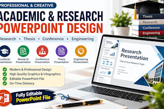 design professional academic and research powerpoint presentations