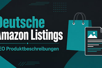 write and optimize your german amazon listing SEO product description