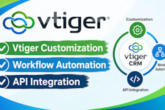 do vtiger crm customization vtiger workflow automation vtiger api integration
