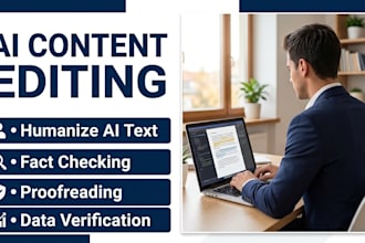 do ai content editing fact checking and humanize ai text