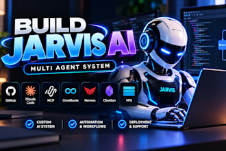 build jarvis ai multi agent github claude code mcp omniroute hermes obsidian vps