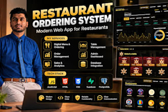 build a restaurant website with online ordering system