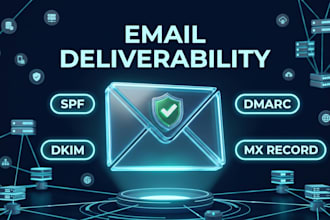 setup or fix spf dkim dmarc mx and dns records