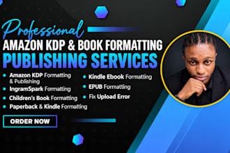 format kindle ebook , KDP book formatting, book formatting for amazon KDP