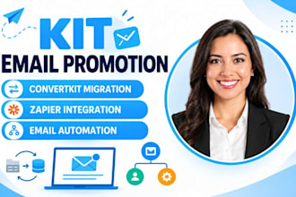 setup kit email promotion convertkit migration zapier integration kit automation