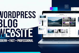 create a wordpress blog website