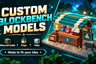 make blockbench model for minecraft