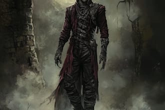 draw horror character illustration