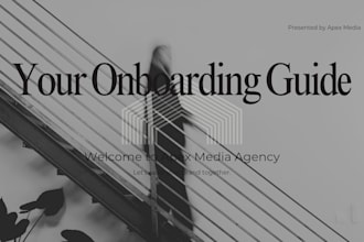 design a professional client onboarding guide and pitch deck