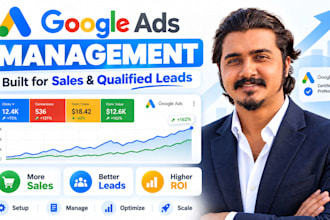 setup and manage google ads for ecommerce and service businesses