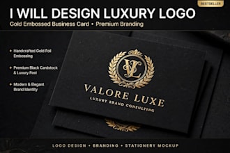 3 modern minimalist luxury logo