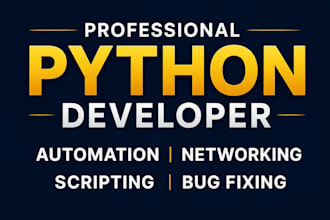 develop python scripts, automation tools