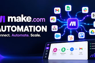 build make com automation, workflow and API integrations