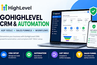 verify twilio a2p phone 10dlc gohighlevel CRM automation sales funnel campaign