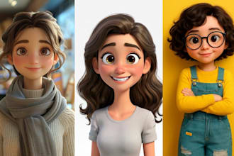 do 3d cartoon character design 3d animation video character modeling in blender