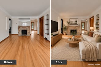 create ai virtual staging for real estate photos