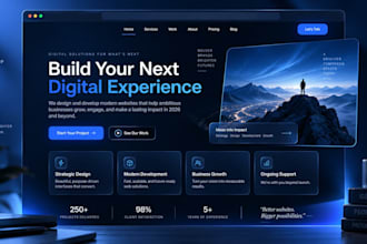 design and develop a custom website with UI UX
