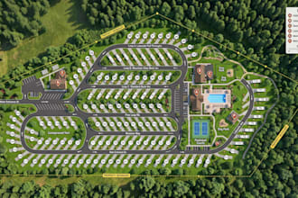 create rv park layouts, campground maps, campsite plans and resort maps