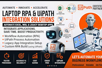 laptop automation rpa uipath legacy desktop app integration setup