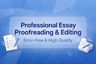 proofread and edit your essay
