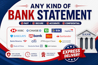 reconcile bank statement PDF to editable format