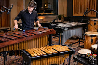 record professional marimba, xylophone, vibraphone and percussion