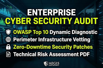 do a cybersecurity vulnerability audit and website threat report