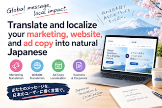 provide japanese localization and cultural consulting