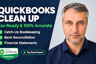 do quickbooks clean up, catch up, and bank reconciliation