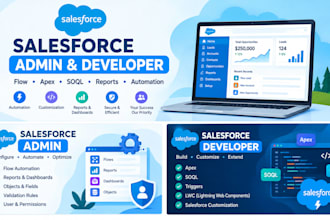 provide salesforce admin and developer services