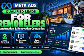 set up meta ads lead generation for remodelers contractors