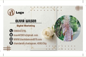 design professional and elegant business card