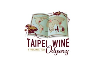 design taipei wine odyssey wine party logo