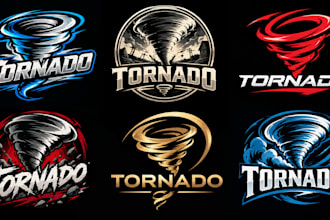 design a professional, storm, weather, energy, power, or dynamic tornado logo