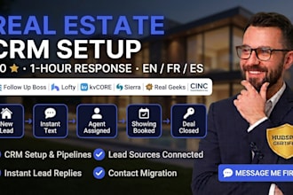 setup lofty follow up boss sierra kvcore leap real estate crm real geeks cinc