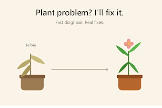 diagnose your plant or garden problem and give you a fix